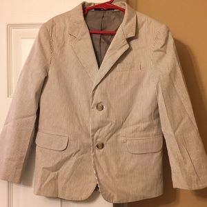 Boy’s Seer Sucker Jacket